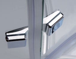 LEGRO čtvrtkruhová sprchová zástěna dvoukřídlá 900x900mm, čiré sklo ( GL5590 )