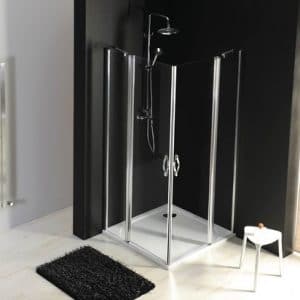 ONE Sprchové dveře s pevnou částí 110 L/P, čiré sklo (GO4811)