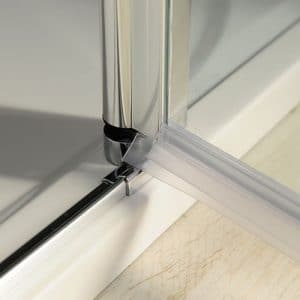 ONE Sprchové dveře s pevnou částí 110 L/P, čiré sklo (GO4811)