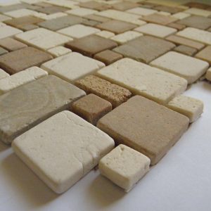 Mozaika kamenná béžový mix 30,3x30,3