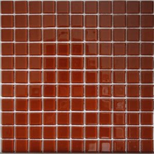 Mozaika červená sklo 29,7x29,7