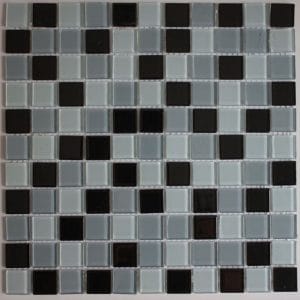 Mozaika Černo-šedá sklo 29,7x29,7