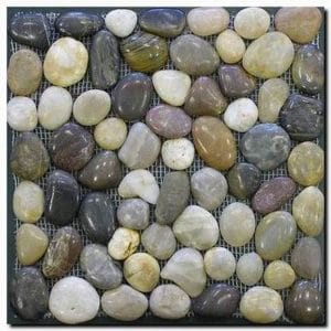 Mozaika kamenná oblázek velký mix 30x30
