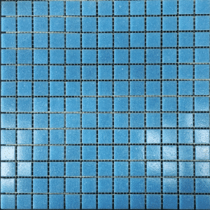 Mozaika Modrá skleněná bazénová 32,7x32,7